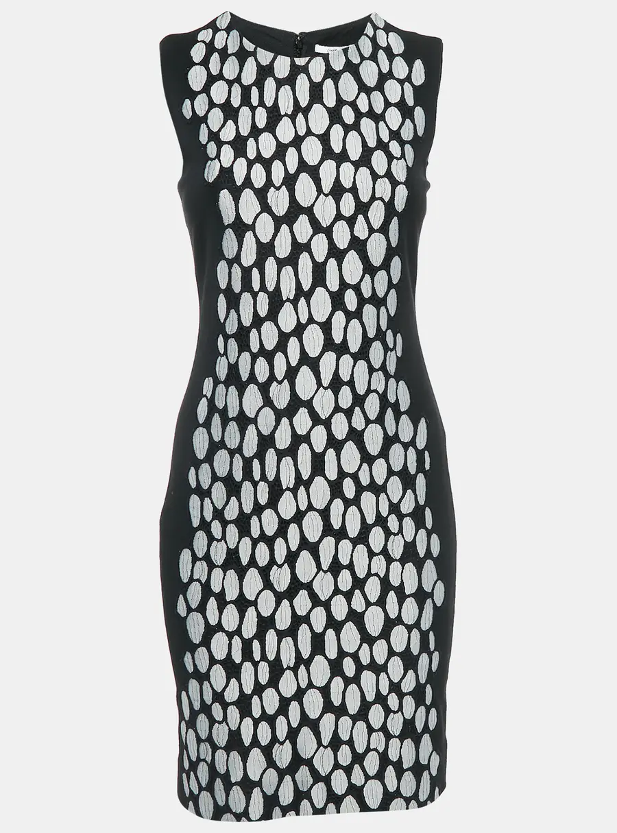 Diane Von Furstenberg Black Jersey Tilda Mini Dress S