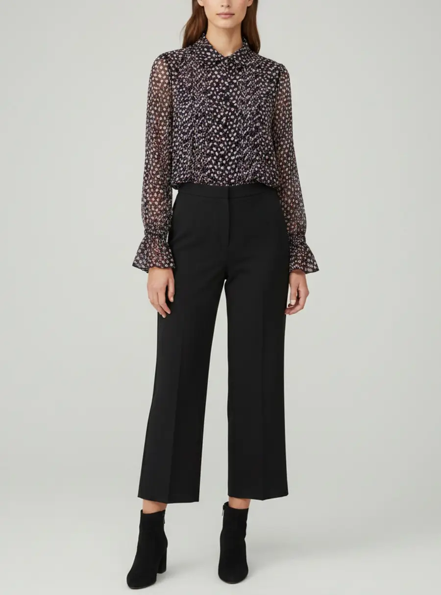 Diane Von Furstenberg Multicolor Crepe Long Sleeve Ariella Jumpsuit M