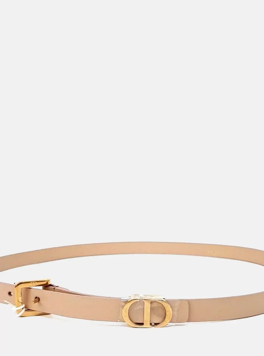 Dior Leather Sand Rose Belt