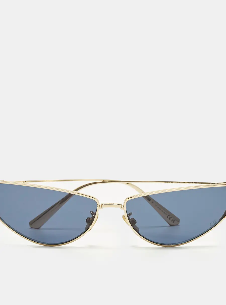 Dior Blue/Gold Tone MissDior B1U Cat Eye Sunglasses