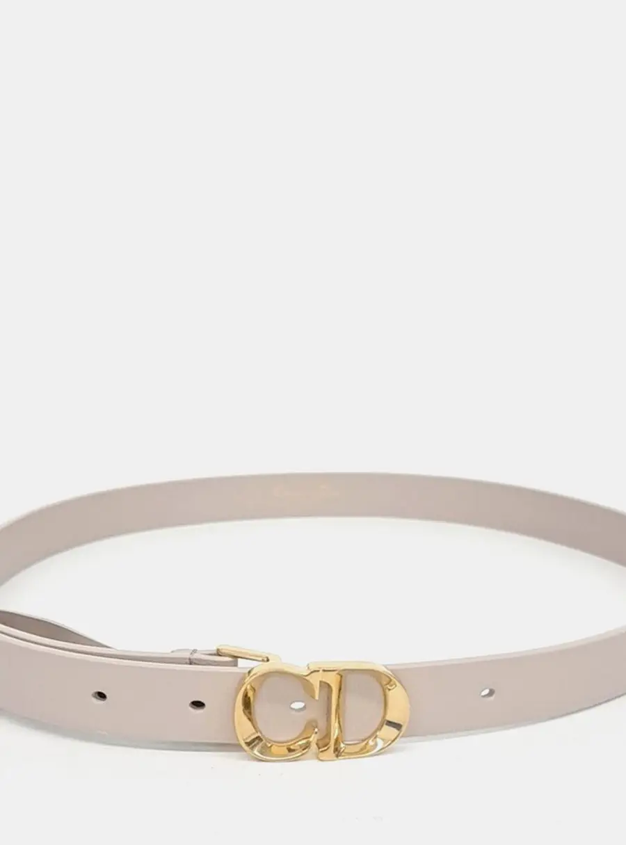 Dior Beige Leather belt