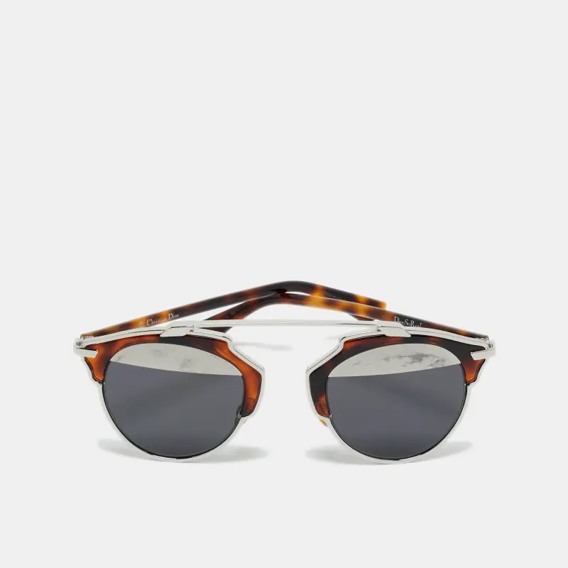 Dior Tortoise Brown/Black AOOMD DiorSoReal Aviator Sunglasses