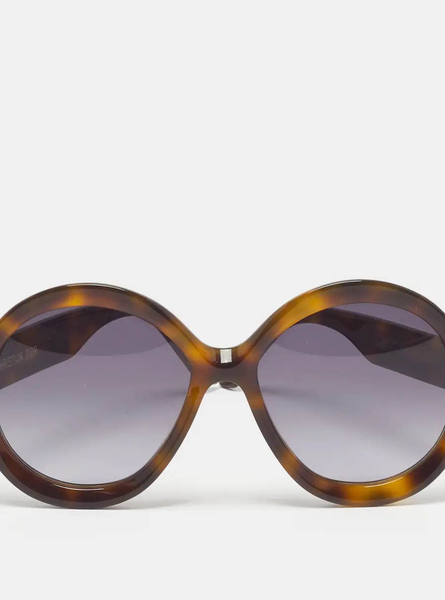 Dior Tortoise Green/Grey Gradient DiorSignature R1U 26A1 Round Sunglasses