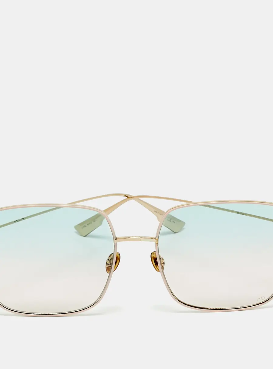 Dior Green/Pink Gradient Stellaire1 EYR8Z Square Sunglasses