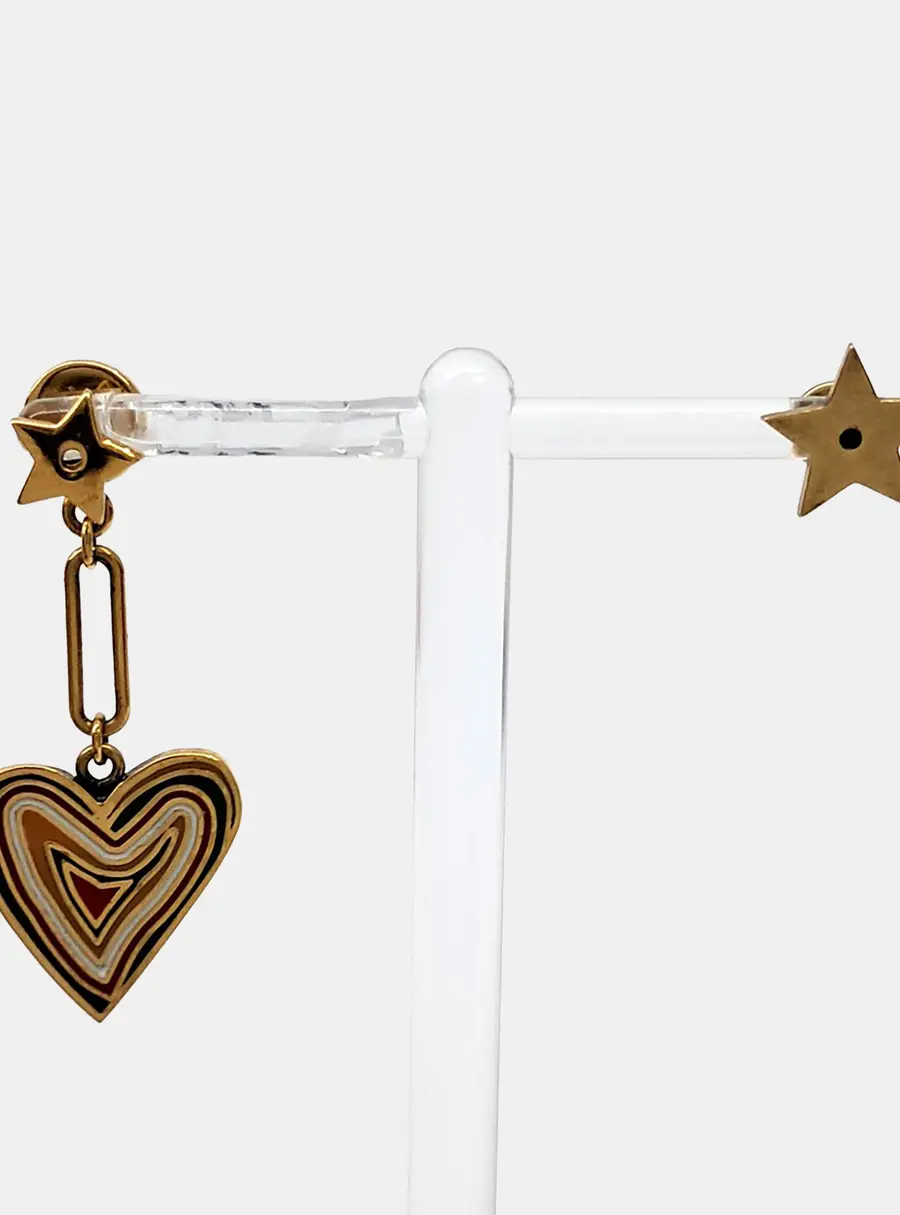 Christian Dior metal earrings