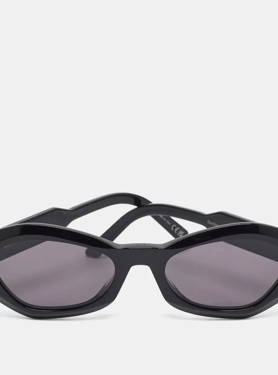 Dior Black Signature B1U 10A0 Butterfly Sunglasses