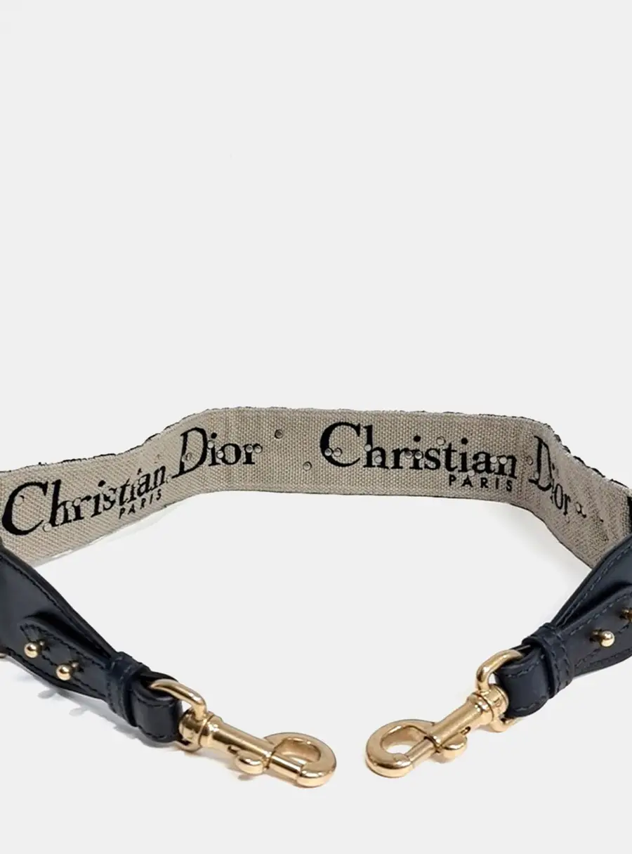 Dior Navy Blue  Fabric strap