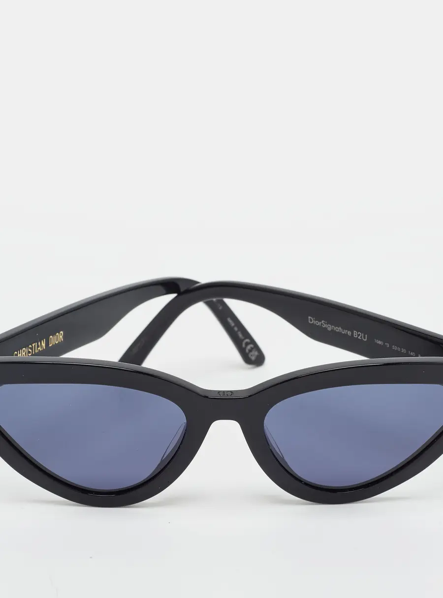 Dior Black DiorSignature B2U 10B0 Cat Eye Sunglasses