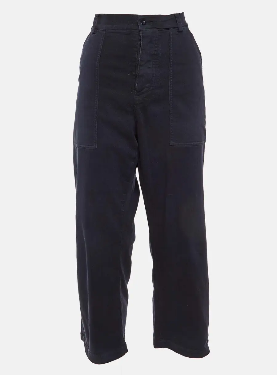 Dior Dark Blue Cotton Culottes M