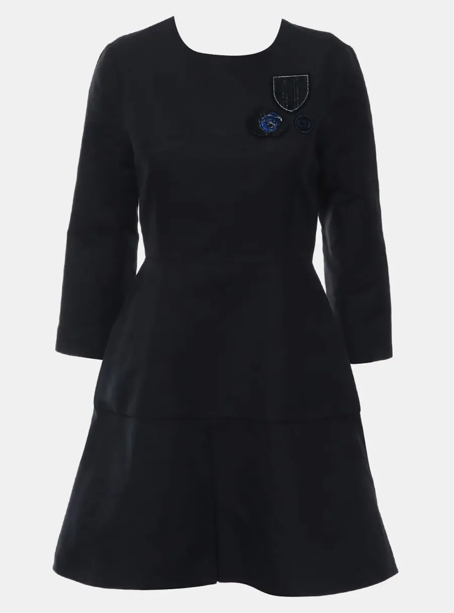 Dior Pacth Long Sleeve Dress