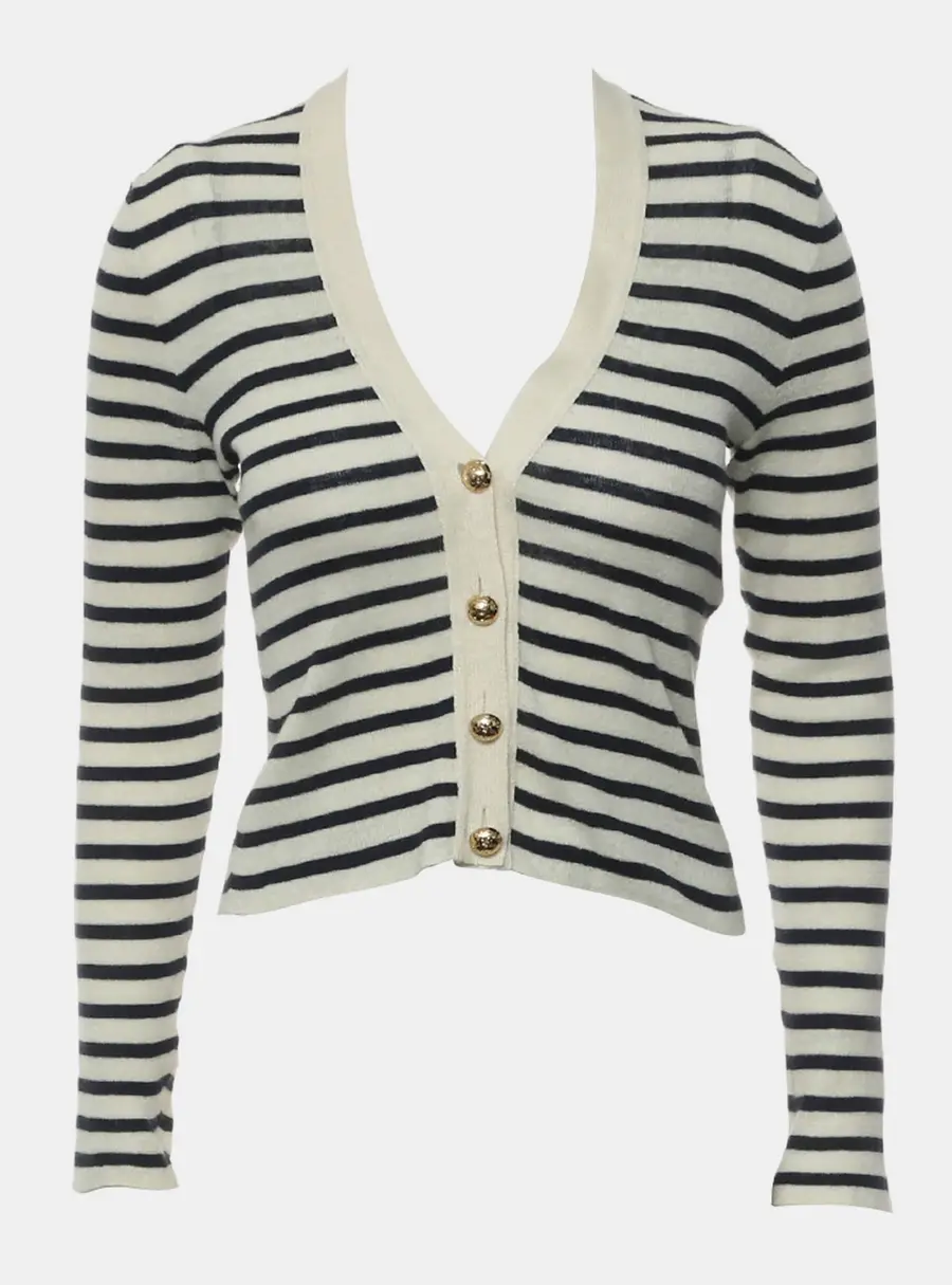Dior Striped Cardigan