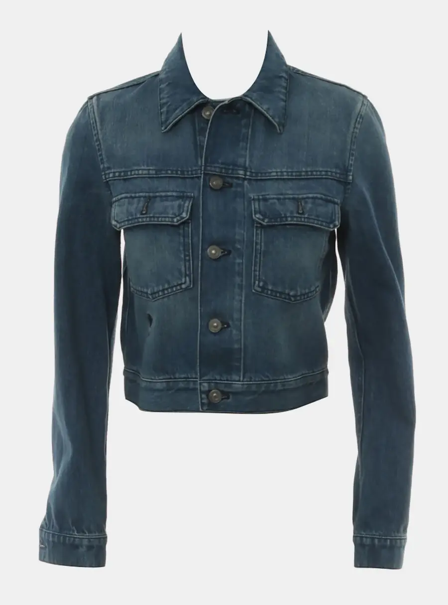 Dior Cropped Denim Jacket US 4