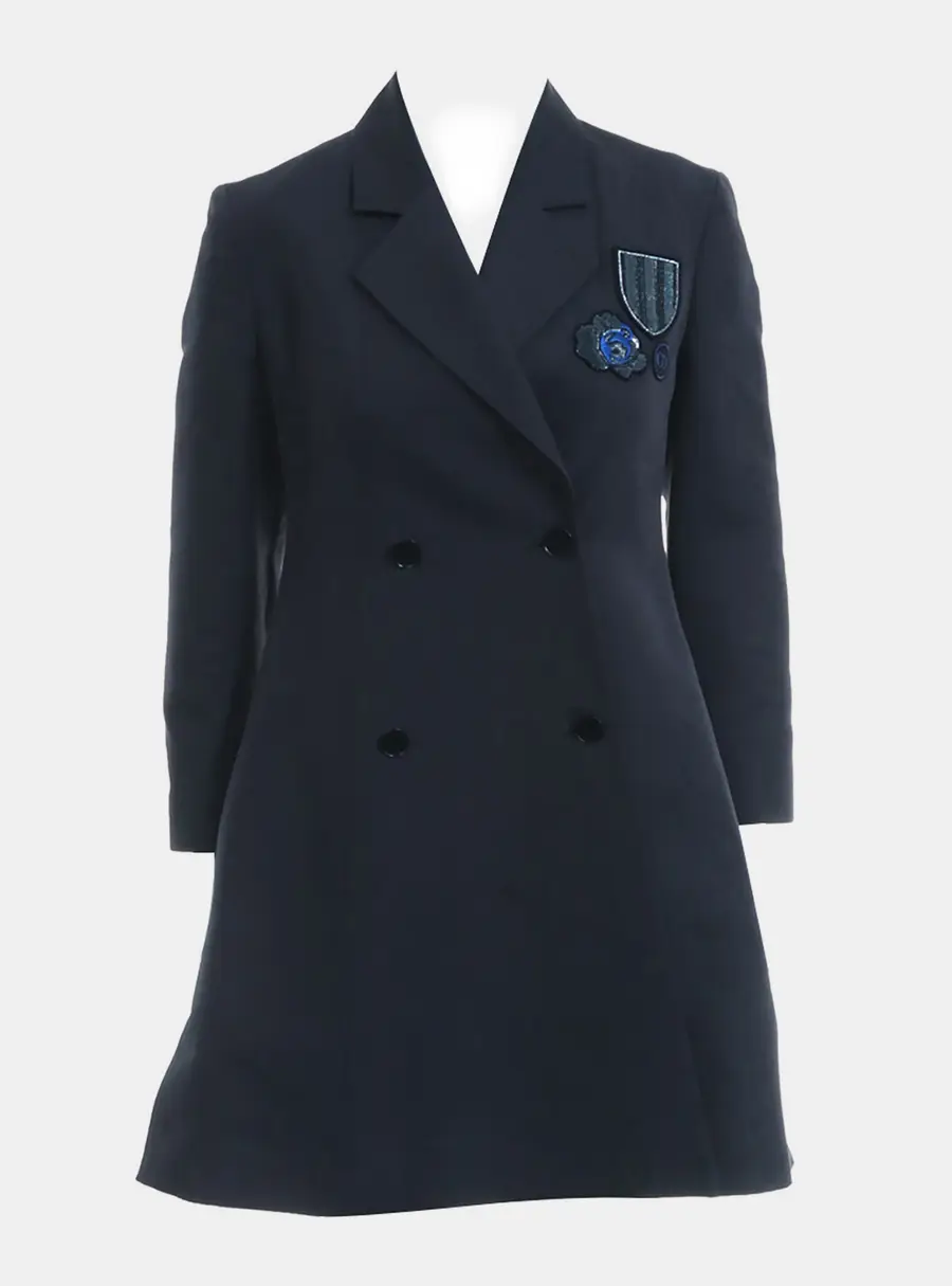 Dior Double Breasted Patch Coat