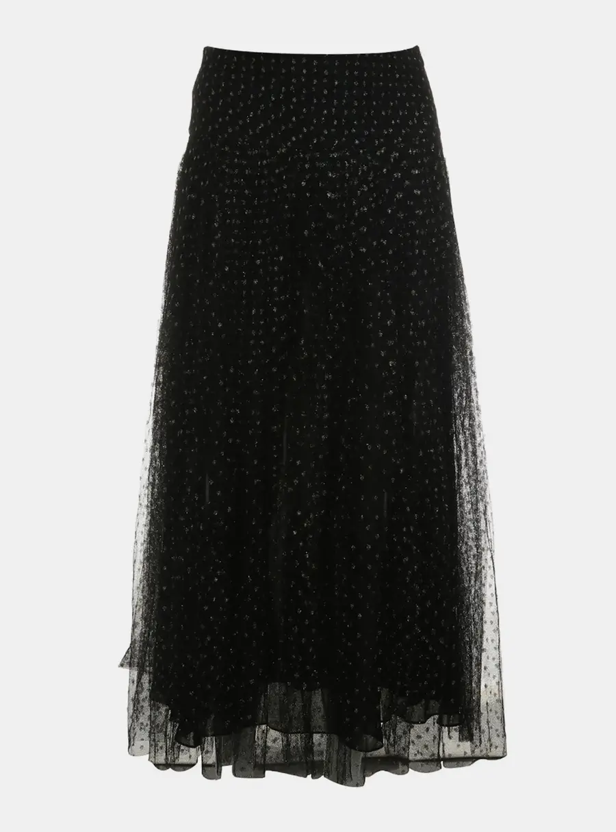 Dior Dotted Mesh Skirt US 4