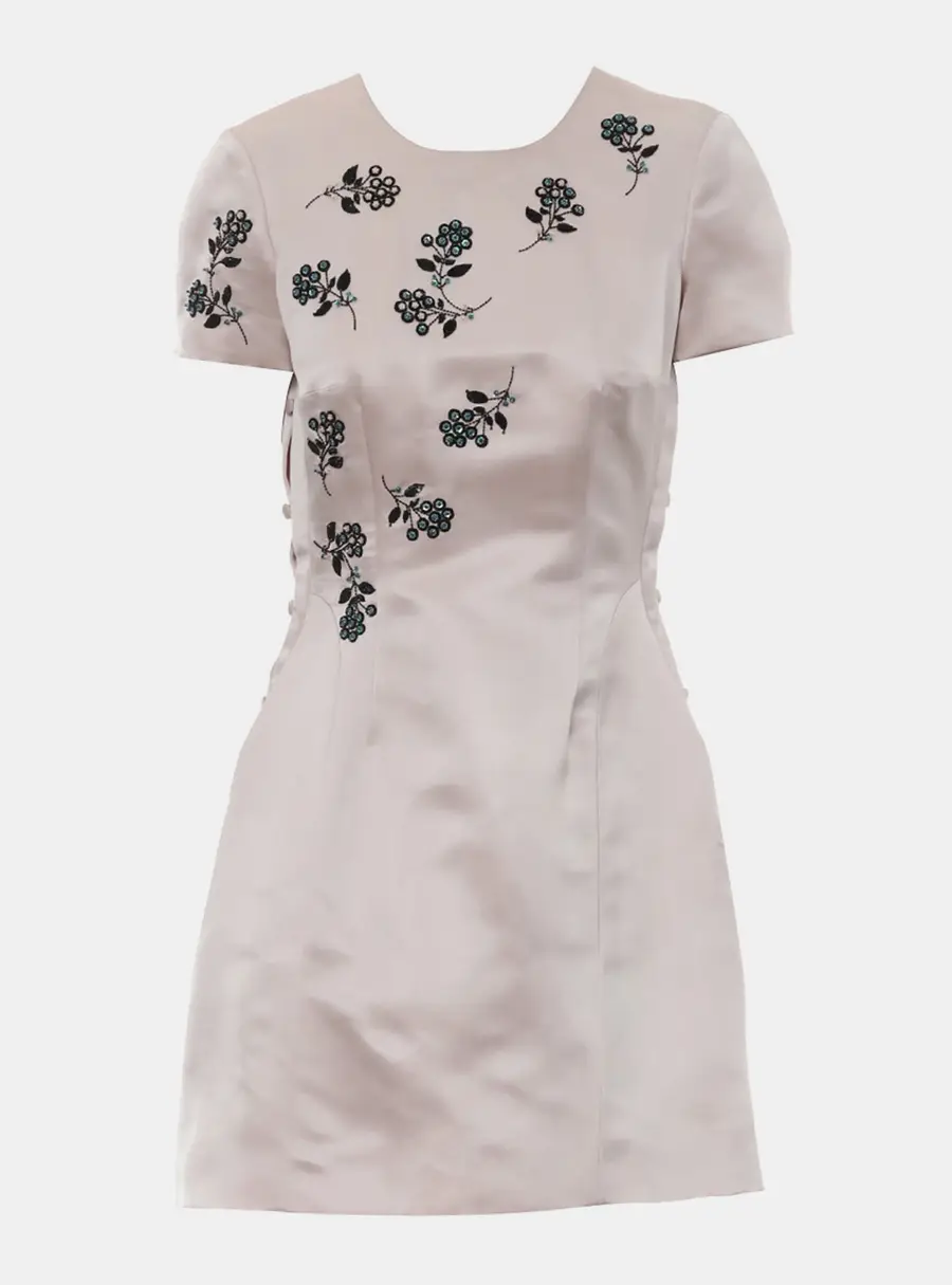 Dior Embellished Silk Dress