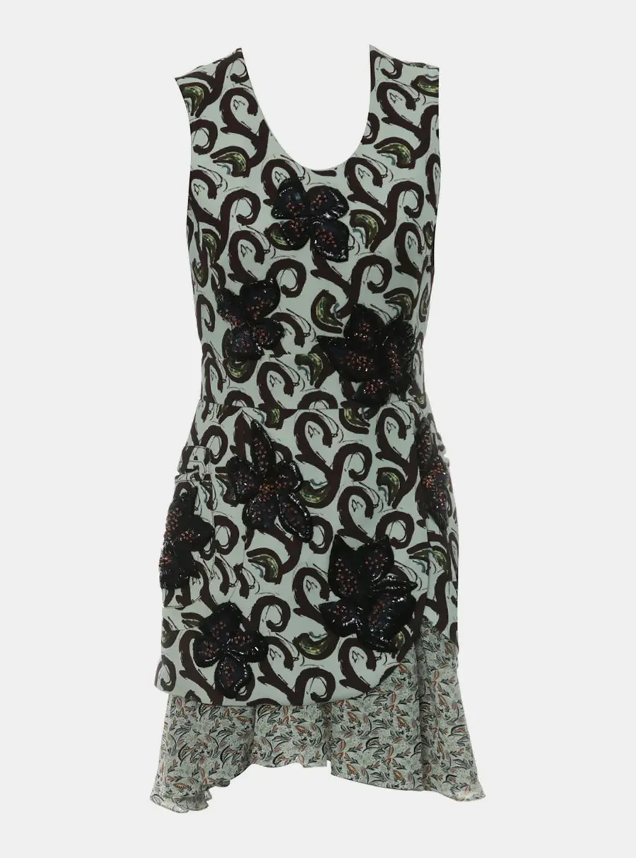 Dior Sleeveless Embellished Dress