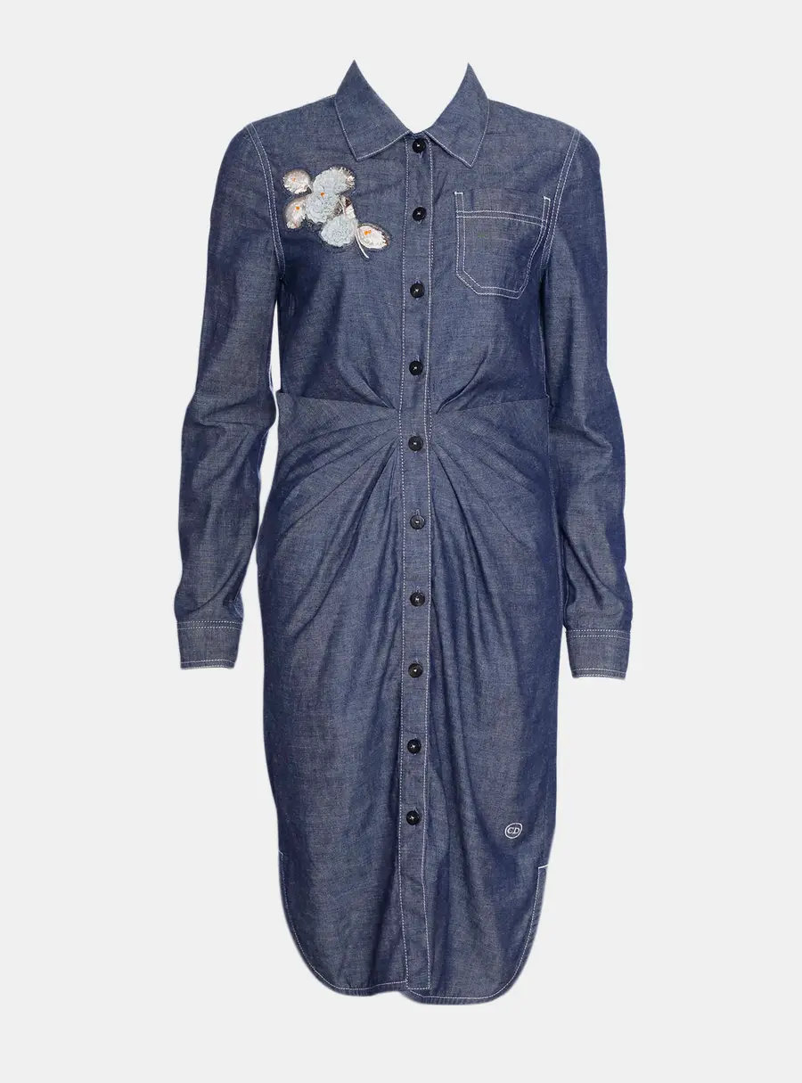 Dior Denim Shirt Dress Size S