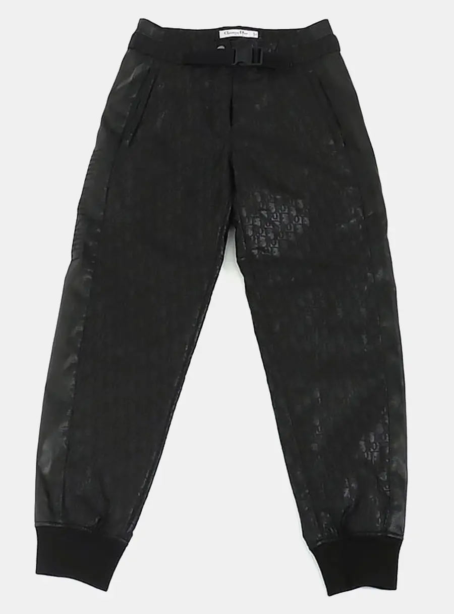 Christian Dior Black Cotton/Polyester Pants  Size S