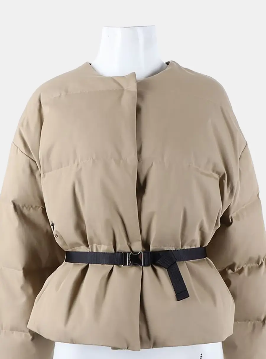 Christian Dior Beige Cotton Puffer Jumper Size S
