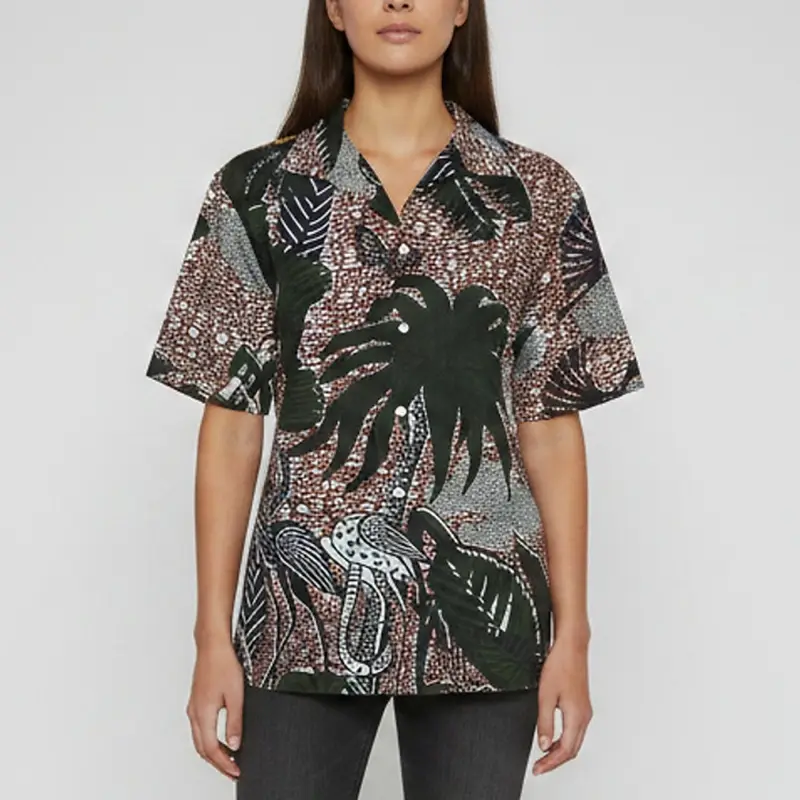 Christian Dior Multicolor Toile de Jouy Print Cotton Blouse M