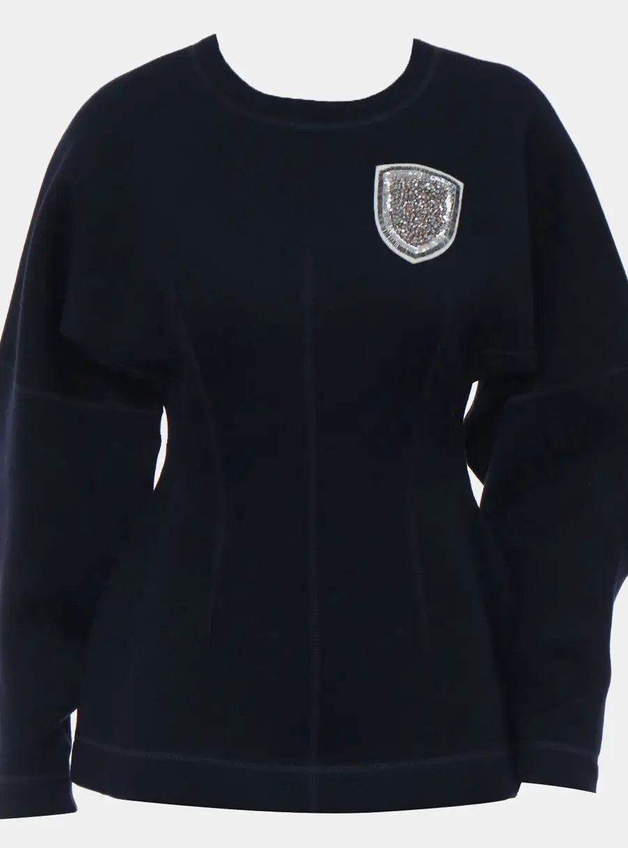 Dior Embellished Diorama Long Sleeve Top