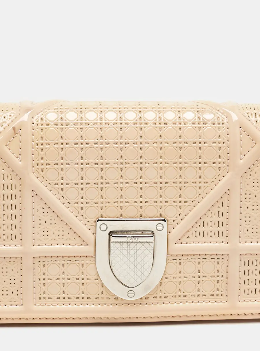 Dior Diorama Pink Patent Leather Wallet On Chain