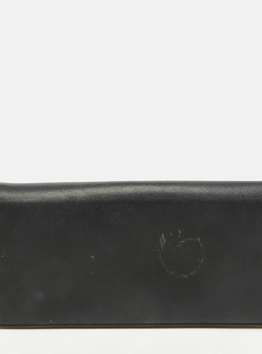 Dior Diorissimo Black Leather Continental Wallet