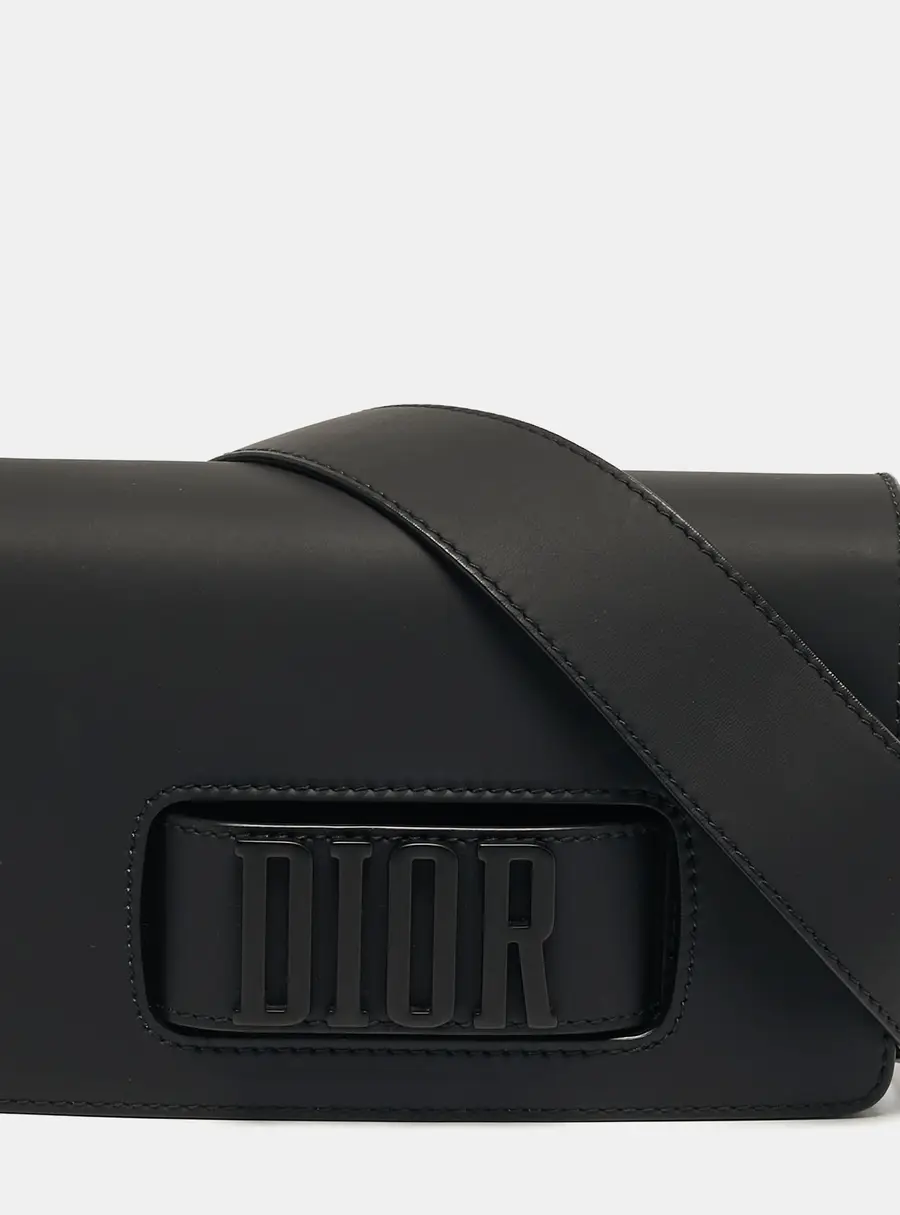 Dior Dio(r)evolution Black Ultra Matte Leather Flap Bag