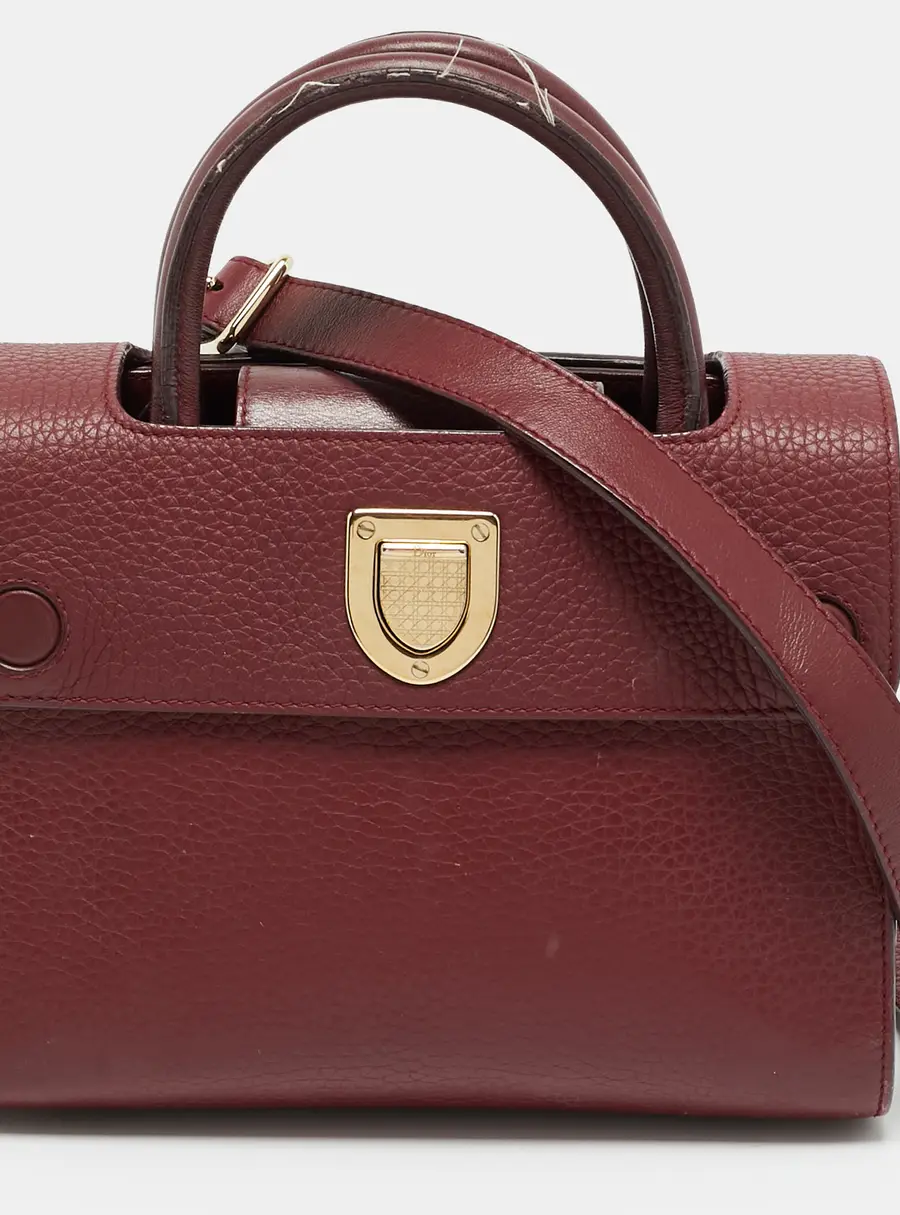 Dior Diorever Small Red Leather Tote