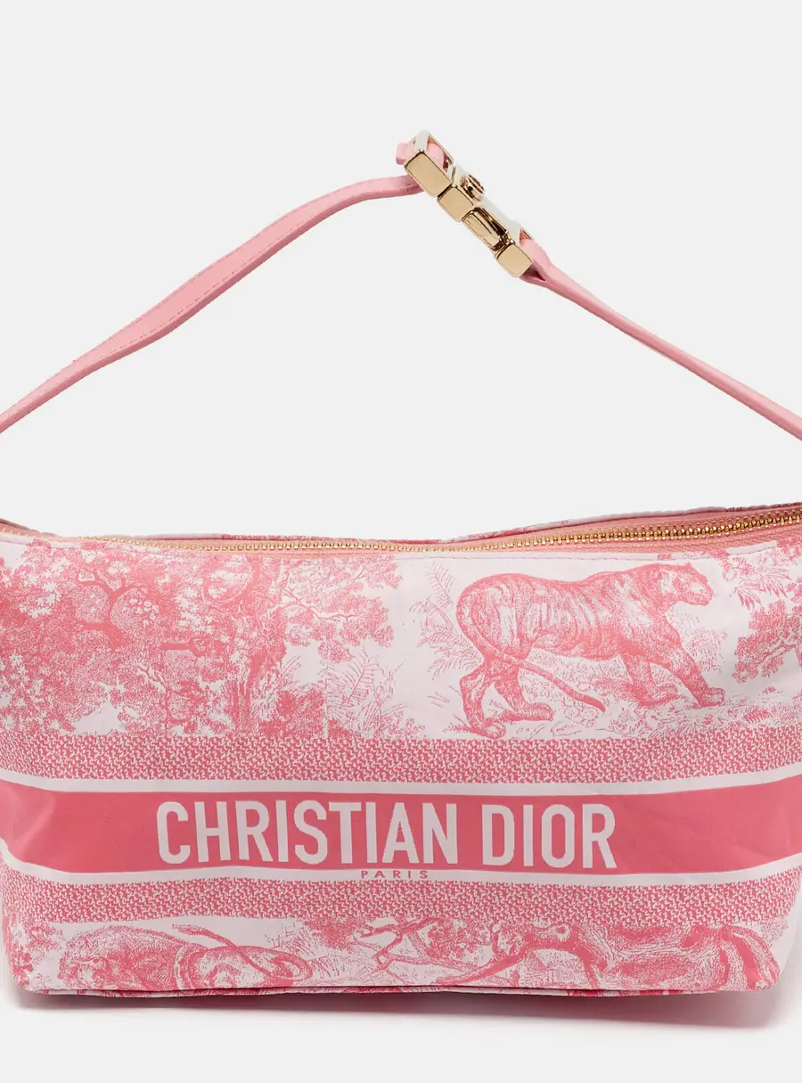 Dior DiorTravel Nomad Pink De Jouy Fabric Pouch