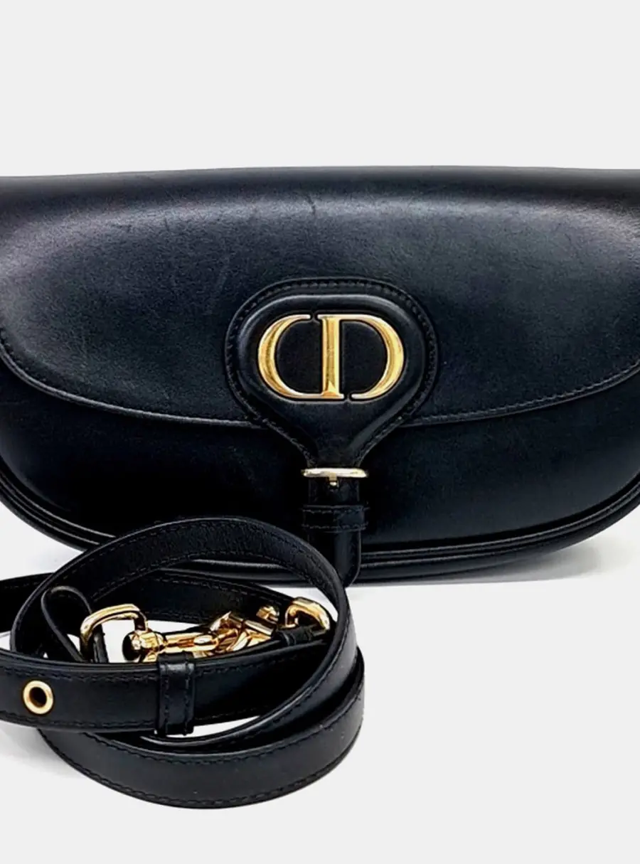 Dior Black Leather Barbie East Westback