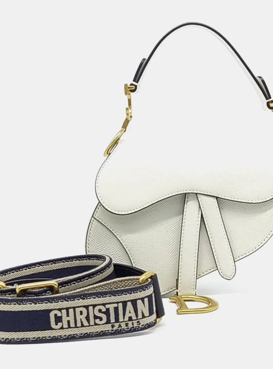 Christian Dior Saddle Mini Bag & Strap