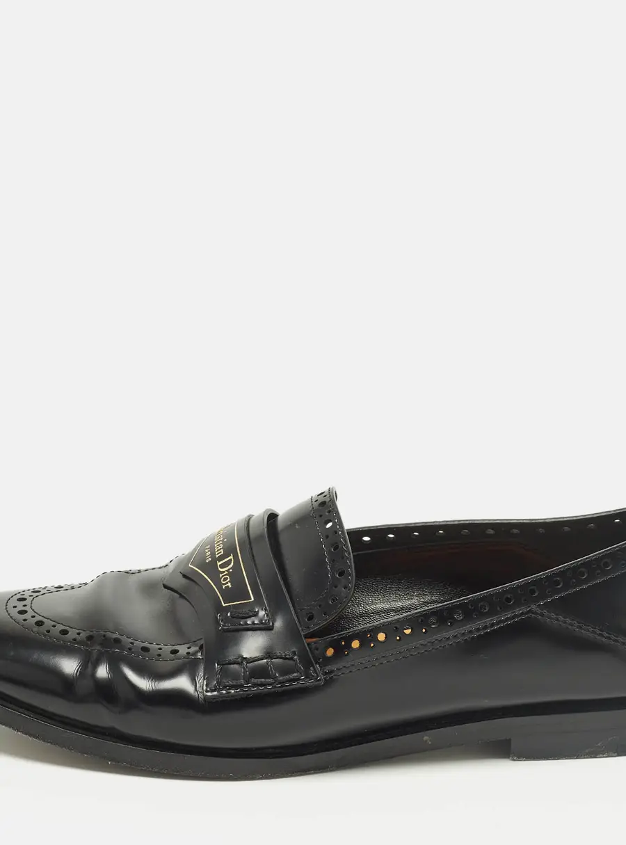 Dior Dior boy Size 37 Black Leather Loafers