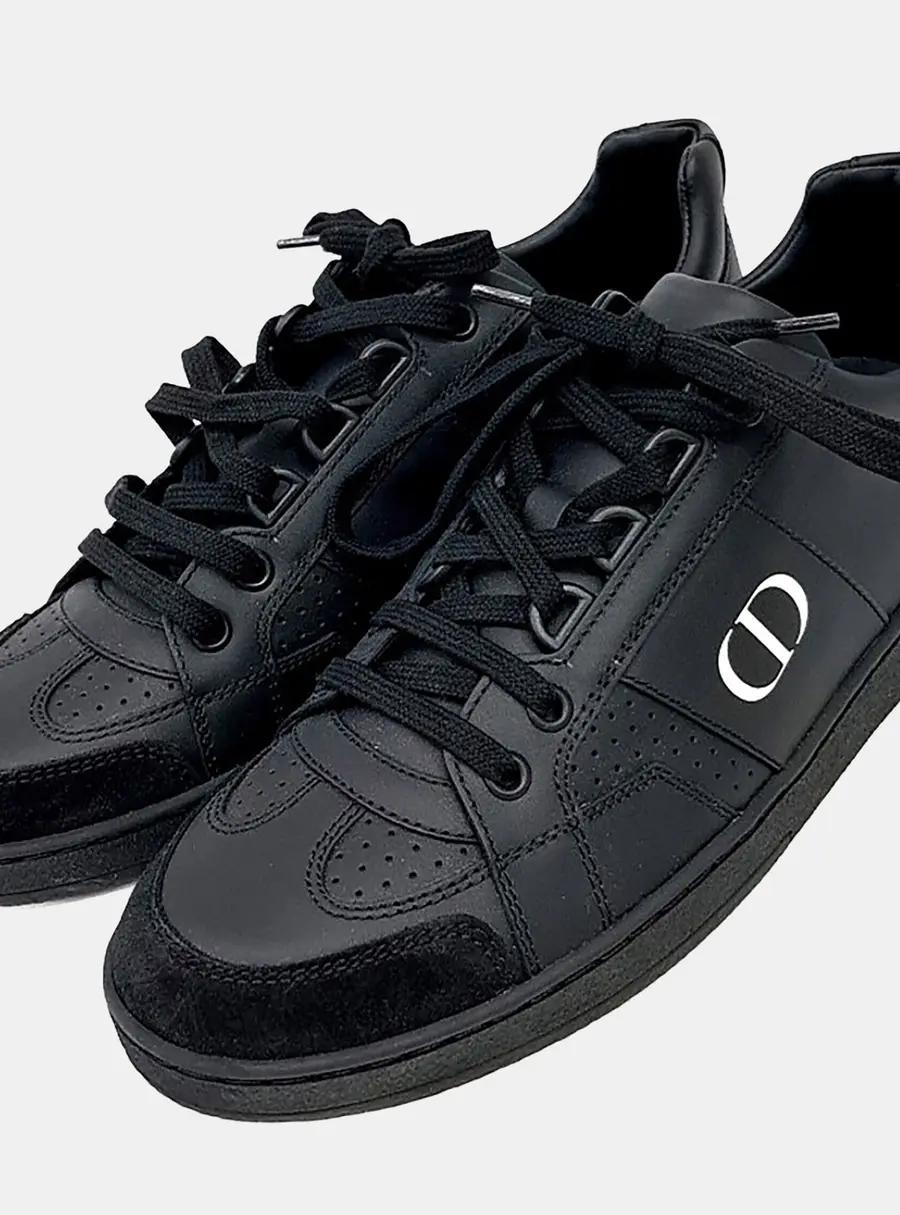Christian Dior Black Leather Sneakers