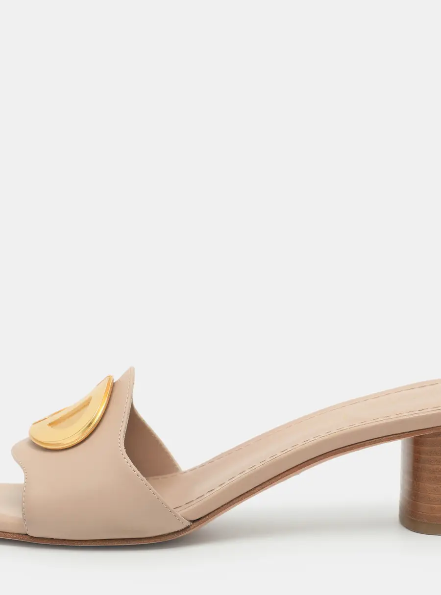 Dior Forever Dior Size 36 Beige Leather Slide Sandals
