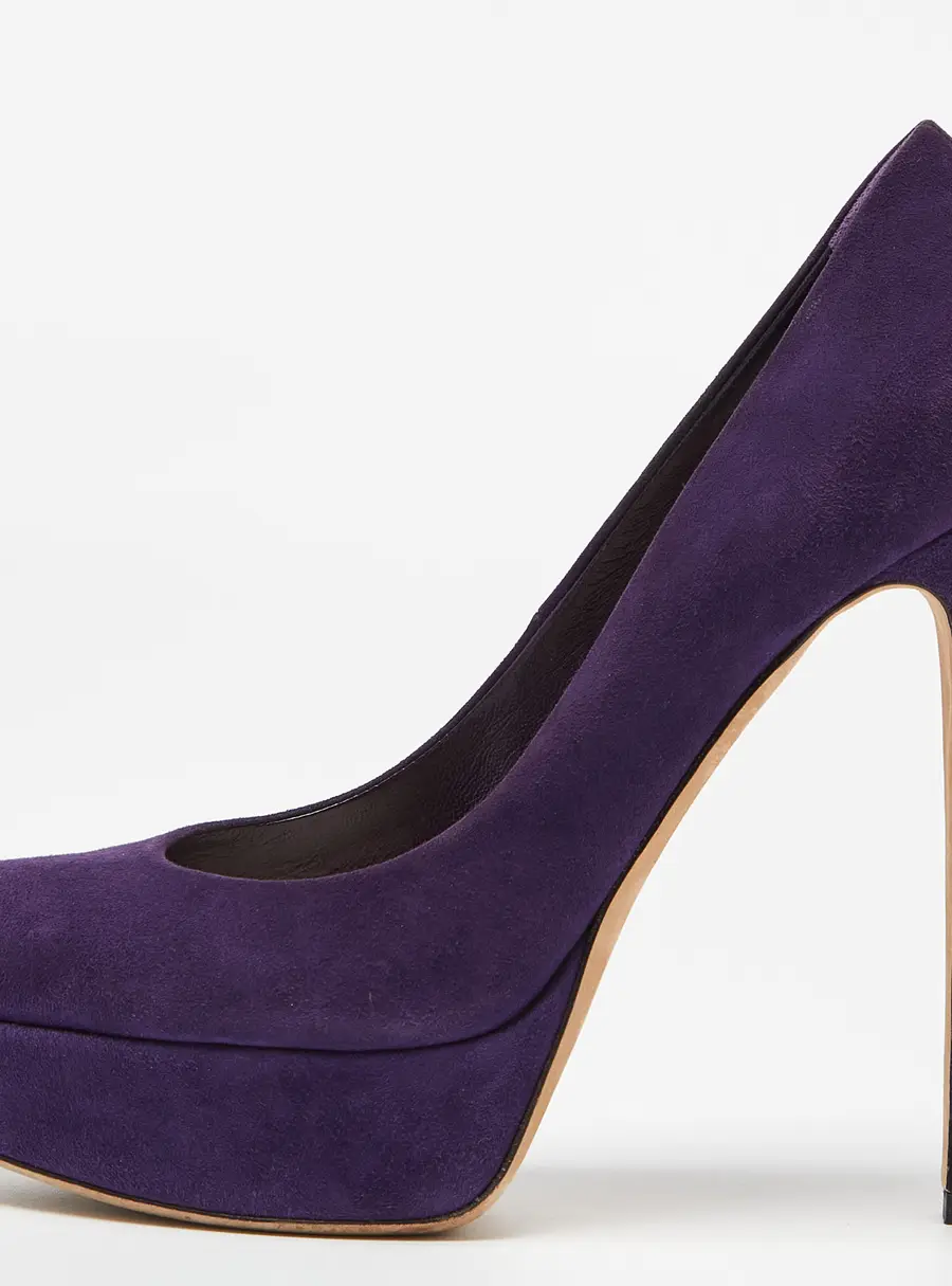 Dior Purple Suede Miss Dior Platform Pumps Size 38