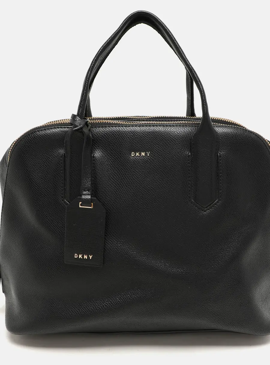 Dkny Chelsea Black Leather Satchel