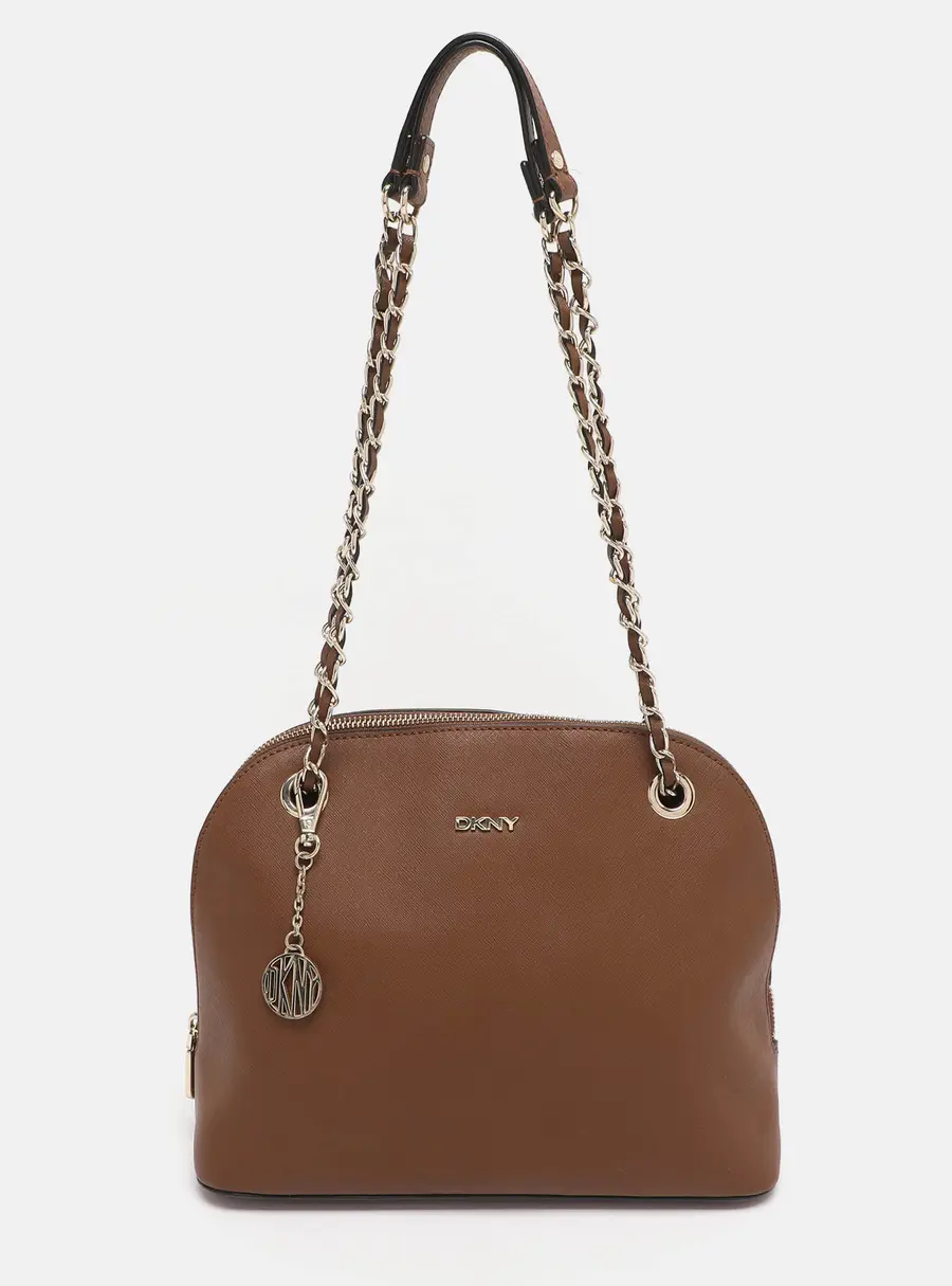 Dkny Brown Leather Satchel