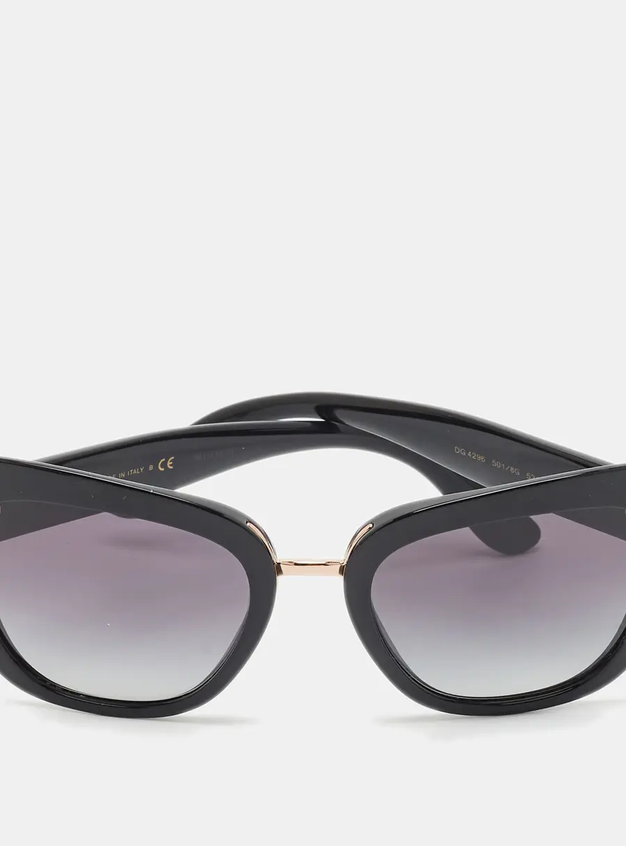Dolce & Gabbana Black Gradient DG 4296 Butterfly Sunglasses
