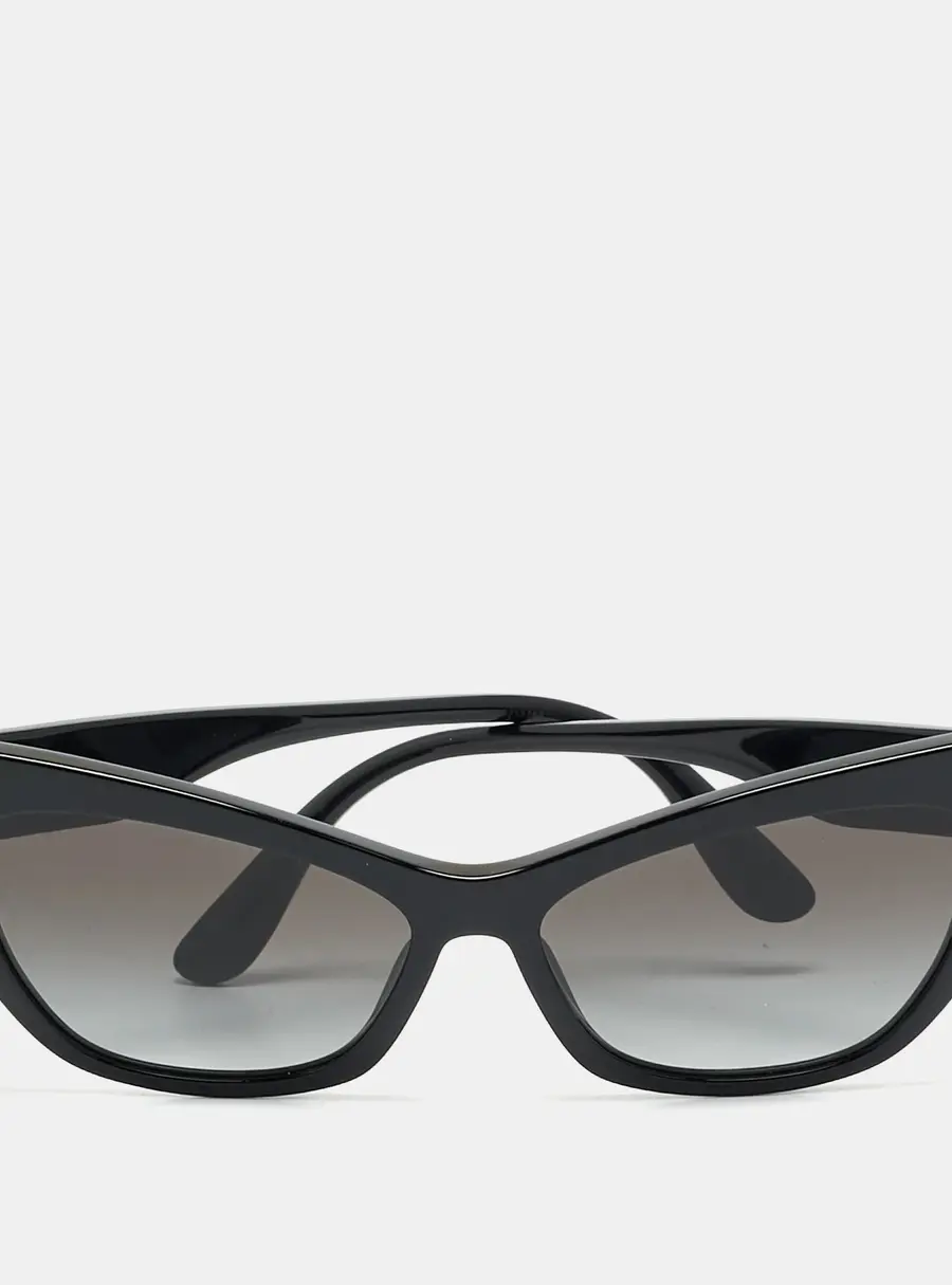 Dolce & Gabbana Black Gradient DG4370 Frame Cat Eye Sunglasses