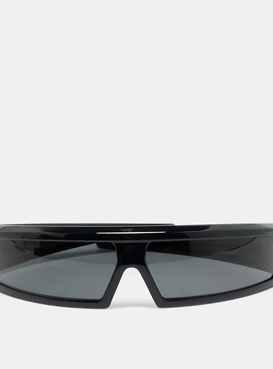 Dolce & Gabbana Black DG6181 Logo Shield Sunglasses