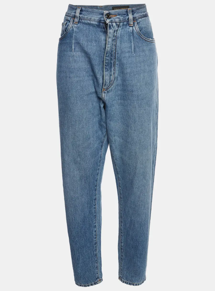 Dolce & Gabbana Blue Denim straight Fit Jeans XL/Waist 34"
