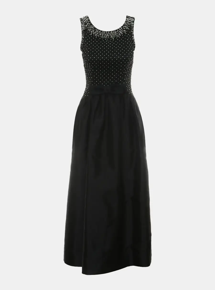 Dolce & Gabbana Sleeveless Crystal Embellished Dress