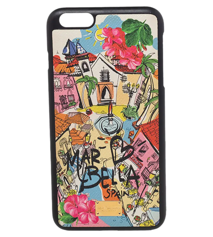 Dolce & Gabbana Multicolor Leather Marbella iPhone 6/6s Plus Cover