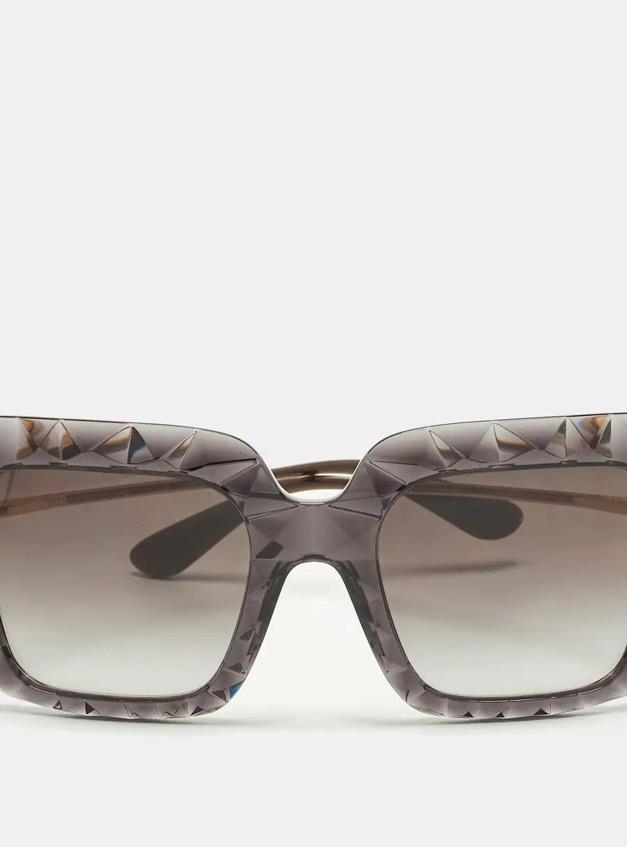 Dolce & Gabbana Grey/Gold Tone Gradient DG6111 Square Sunglasses