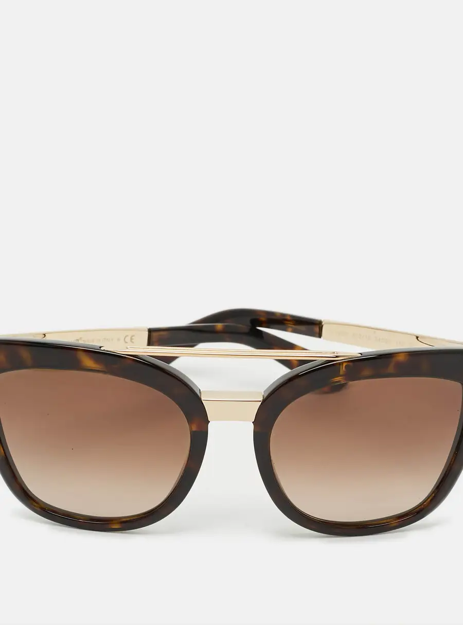 Dolce & Gabbana Tortoise Brown Gradient DG4269 Butterfly Sunglasses