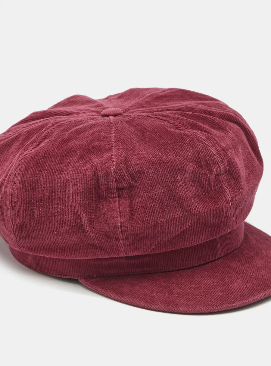 D&G Rosewood Pink Corduroy Newsboy Cap S