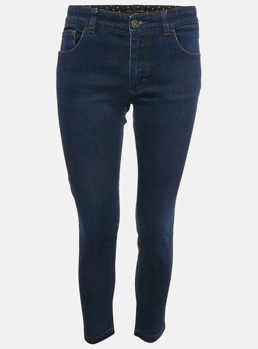 Dolce & Gabbana Navy Blue Denim Kate Jeans M