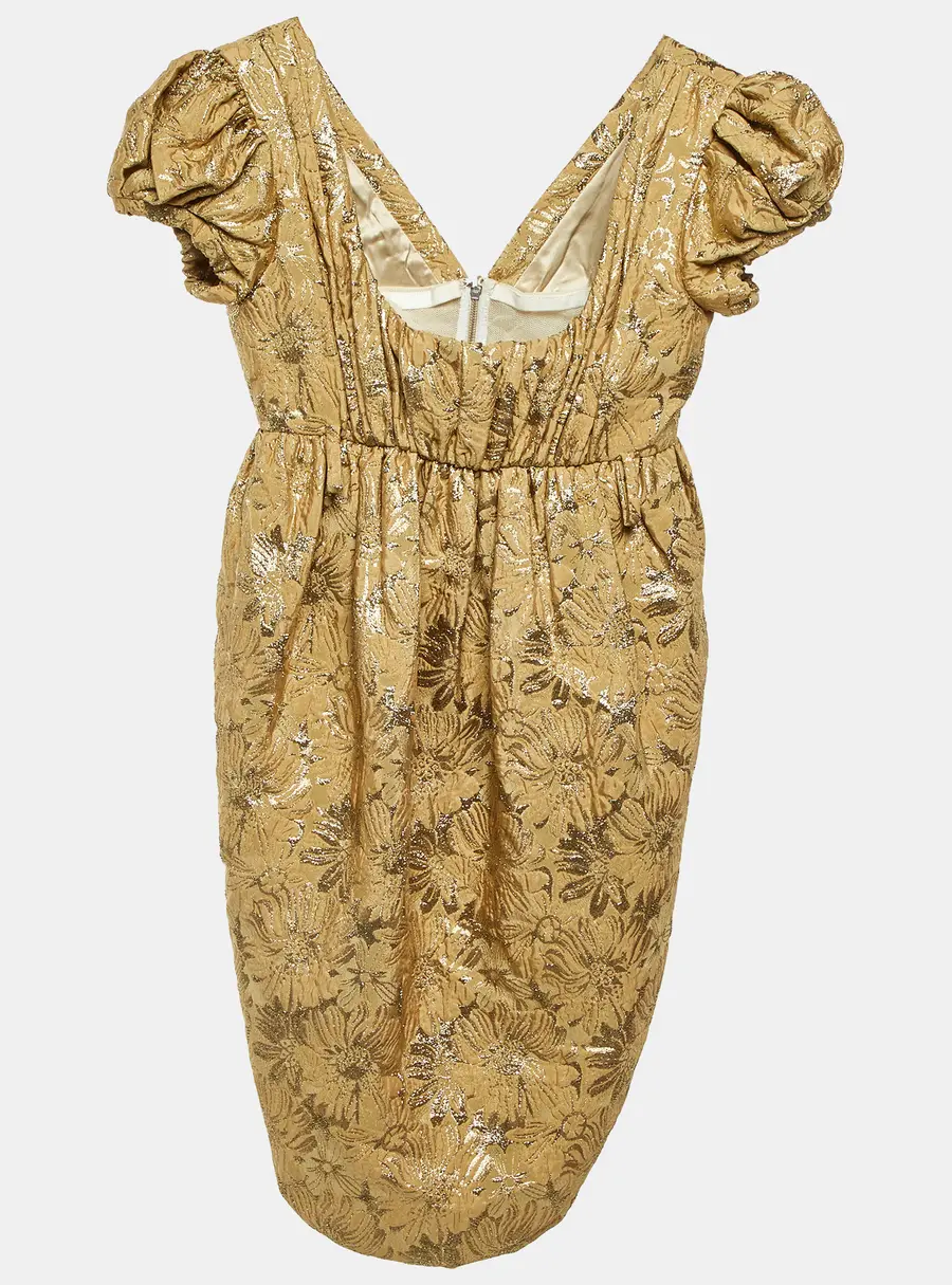 Dolce & Gabbana Bold Brocade Corset Mini Dress S