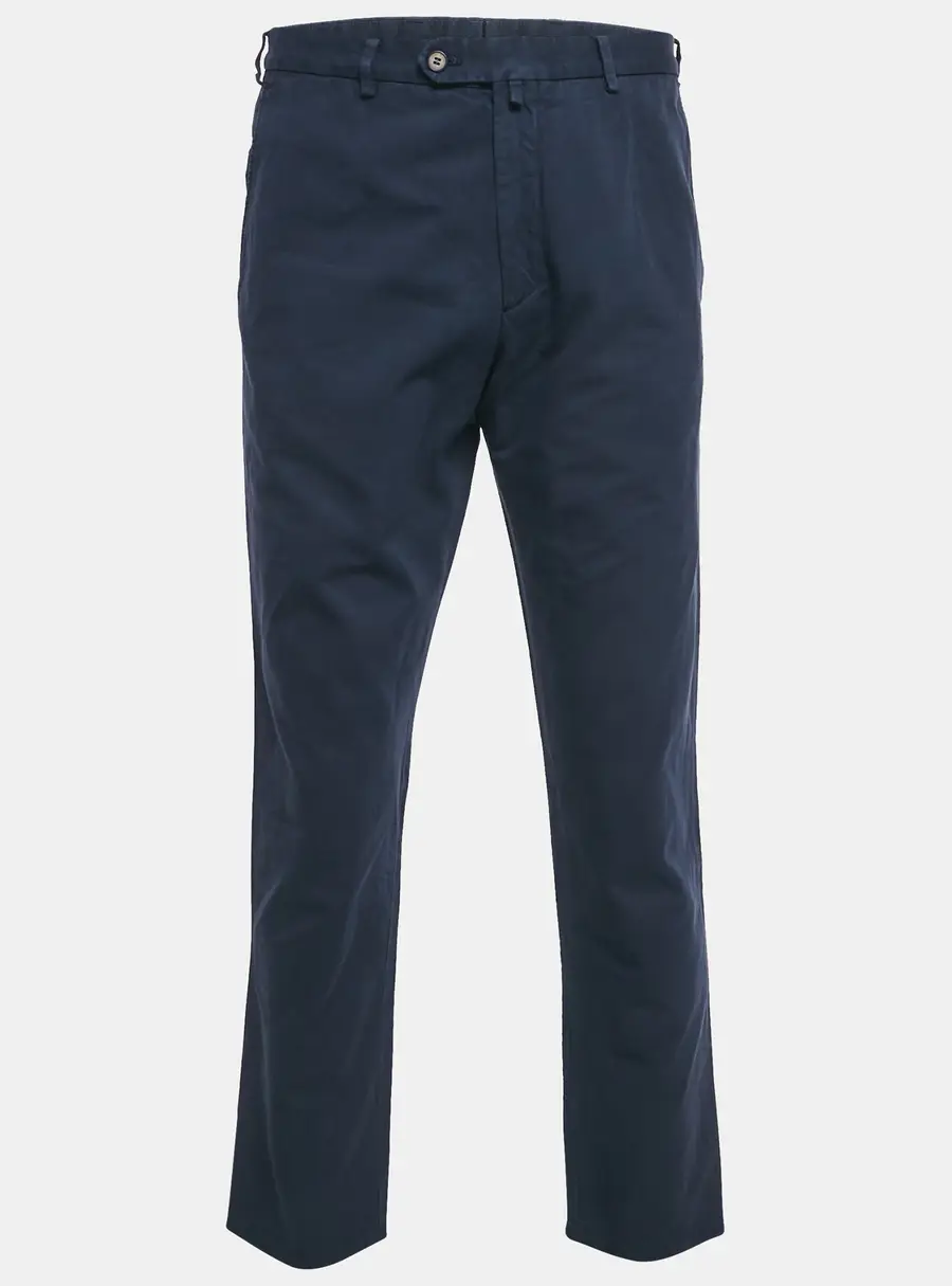 Dolce & Gabbana Blue Cotton Formal Trousers XXL